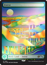 Forest (1482) (Rainbow Foil), Secret Lair Drop Series