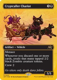 Cryptcaller Chariot (Borderless) (First-Place Foil), Aetherdrift