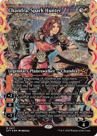 Chandra, Spark Hunter (Showcase) (Fracture Foil), Aetherdrift