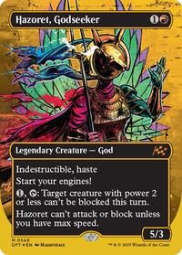 Hazoret, Godseeker (Borderless) (First-Place Foil), Aetherdrift