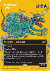 Agonasaur Rex (Borderless) (First-Place Foil), Aetherdrift