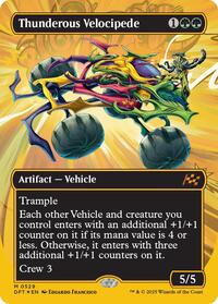 Thunderous Velocipede (Borderless) (First-Place Foil), Aetherdrift