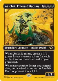 Aatchik, Emerald Radian (First-Place Foil), Aetherdrift