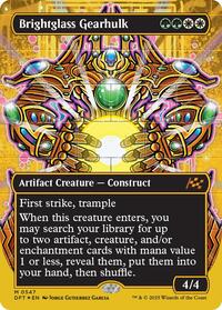 Brightglass Gearhulk (Borderless) (First-Place Foil), Aetherdrift