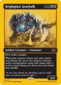 Brightglass Gearhulk (First-Place Foil), Aetherdrift