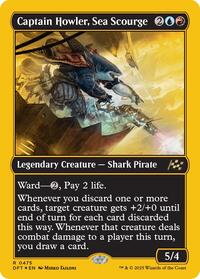 Captain Howler, Sea Scourge (First-Place Foil), Aetherdrift