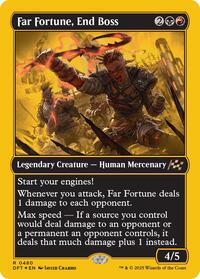 Far Fortune, End Boss (First-Place Foil), Aetherdrift