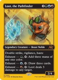 Loot, the Pathfinder (First-Place Foil), Aetherdrift