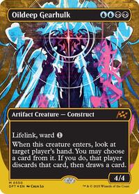Oildeep Gearhulk (Borderless) (First-Place Foil), Aetherdrift