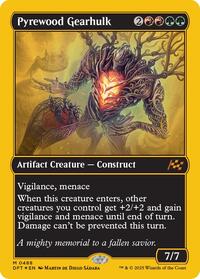 Pyrewood Gearhulk (First-Place Foil), Aetherdrift