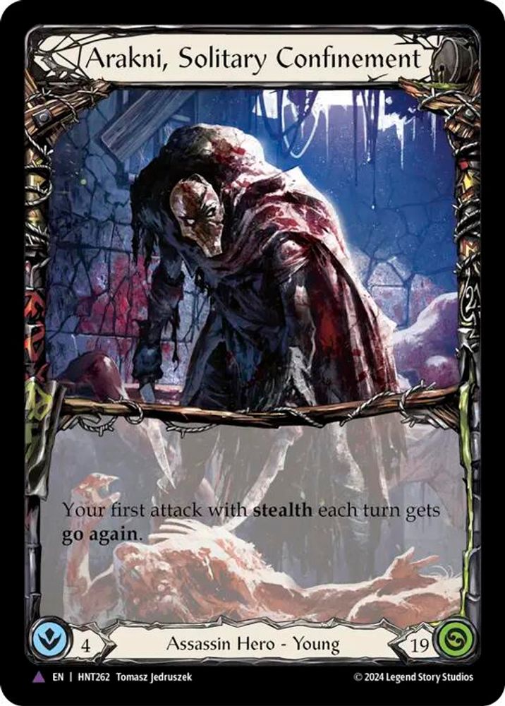 Arakni, Solitary Confinement (Marvel), Cold-foil, front