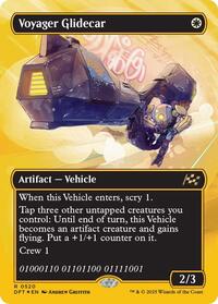 Voyager Glidecar (Borderless) (First-Place Foil), Aetherdrift