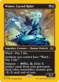 Winter, Cursed Rider (First-Place Foil), Aetherdrift