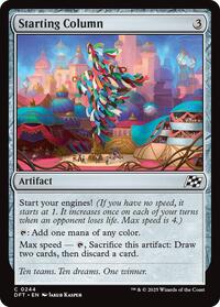 Starting Column, Aetherdrift