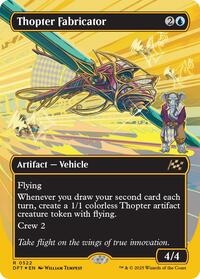 Thopter Fabricator (Borderless) (First-Place Foil), Aetherdrift