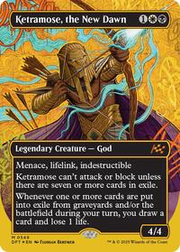 Ketramose, the New Dawn (Borderless) (First-Place Foil), Aetherdrift