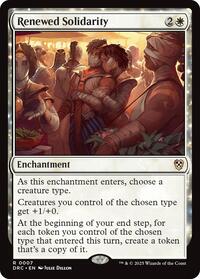 Renewed Solidarity, Commander: Aetherdrift