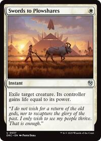 Swords to Plowshares, Commander: Aetherdrift