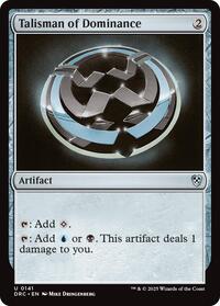 Talisman of Dominance, Commander: Aetherdrift