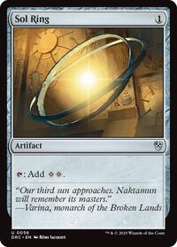 Sol Ring (0056), Commander: Aetherdrift