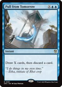 Pull from Tomorrow, Commander: Aetherdrift