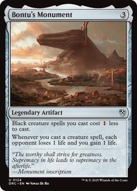Bontu's Monument, Commander: Aetherdrift