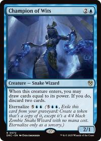 Champion of Wits, Commander: Aetherdrift