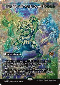 March of the World Ooze (Showcase) (Fracture Foil), Aetherdrift