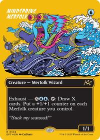 Mindspring Merfolk (Borderless) (First-Place Foil), Aetherdrift