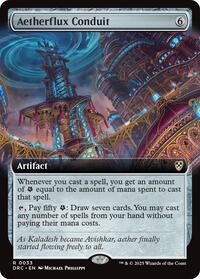 Aetherflux Conduit (Extended Art), Commander: Aetherdrift