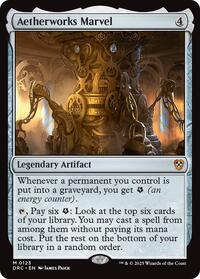 Aetherworks Marvel, Commander: Aetherdrift