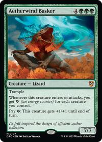 Aetherwind Basker, Commander: Aetherdrift