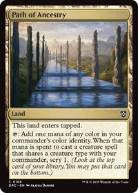 Path of Ancestry (0166), Commander: Aetherdrift