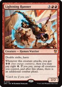 Lightning Runner, Commander: Aetherdrift