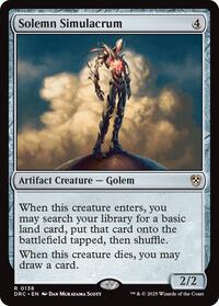 Solemn Simulacrum, Commander: Aetherdrift