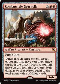 Combustible Gearhulk, Commander: Aetherdrift
