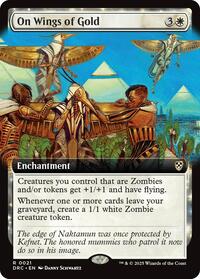 On Wings of Gold (Extended Art), Commander: Aetherdrift