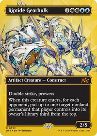 Riptide Gearhulk (Borderless) (First-Place Foil), Aetherdrift