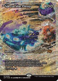 Spectacular Pileup (Showcase) (Fracture Foil), Aetherdrift