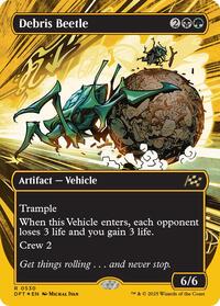Debris Beetle (Borderless) (First-Place Foil), Aetherdrift