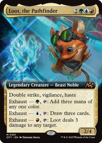 Loot, the Pathfinder (Extended Art), Aetherdrift