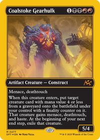 Coalstoke Gearhulk (First-Place Foil), Aetherdrift