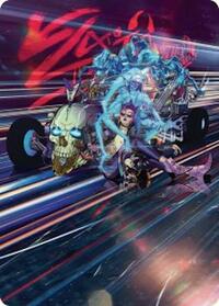 Midnight Mangler Art Card, Art Series: Aetherdrift