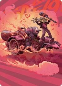 Burner Rocket Art Card, Art Series: Aetherdrift