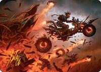 Gastal Blockbuster Art Card (Gold-Stamped Signature), Art Series: Aetherdrift