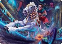 Gilded Ghoda Art Card, Art Series: Aetherdrift