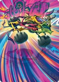 Thunderous Velocipede Art Card, Art Series: Aetherdrift