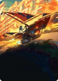 Boosted Sloop Art Card, Art Series: Aetherdrift