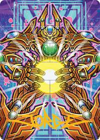 Brightglass Gearhulk Art Card (Gold-Stamped Signature), Art Series: Aetherdrift