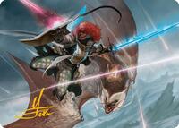 Caradora, Heart of Alacria Art Card (14/54) (Gold-Stamped Signature), Art Series: Aetherdrift
